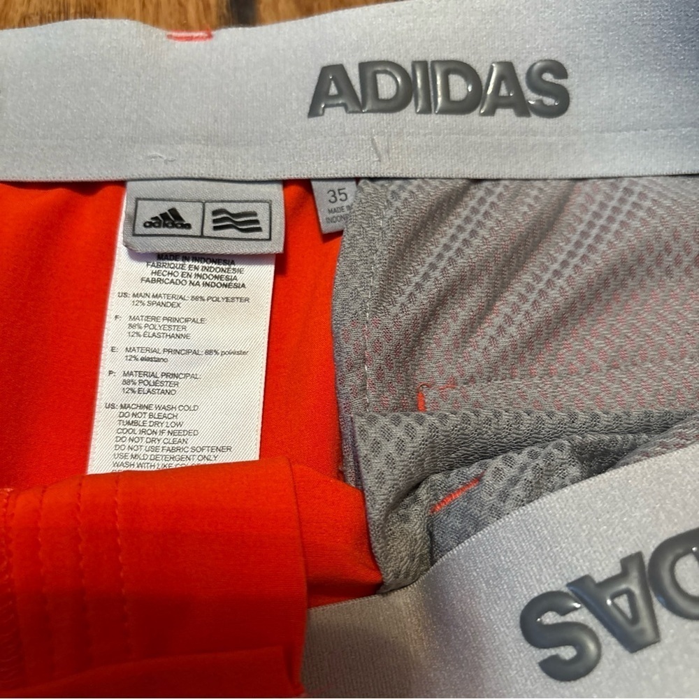 Adidas Golf Shorts Men’s Size 35 Dark Pink Neon - Picture 2 of 7
